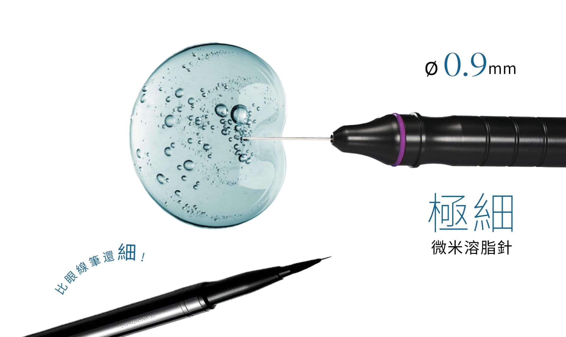 Ø0.9mm 極細微米溶脂探針